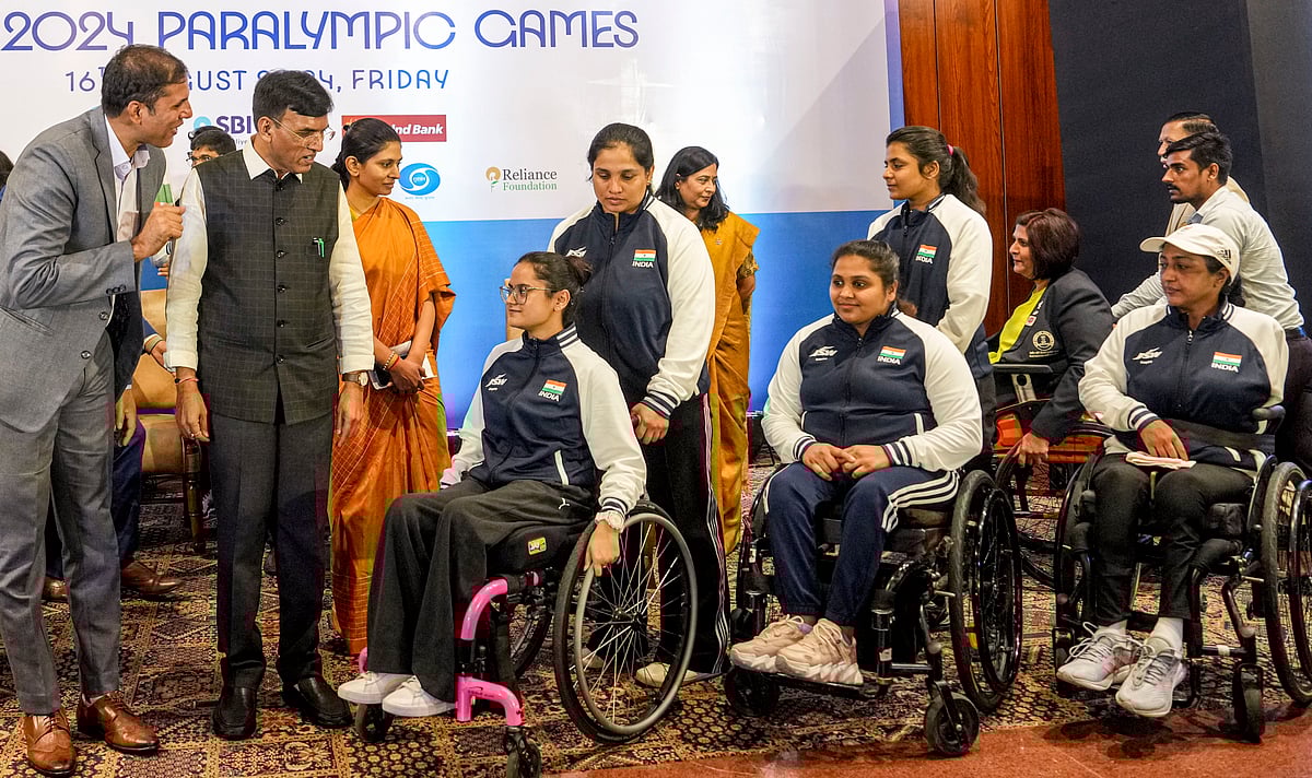 PTI  : Indian Paralympics 2024 athletes. 