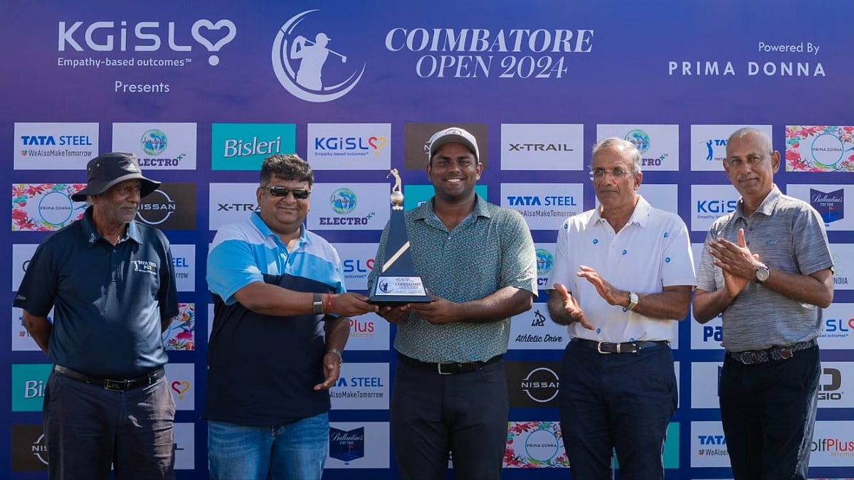 X | PGTI : Rayhan Thomas at Coimbatore Open.