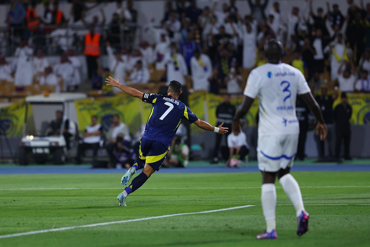 Cristinao Ronaldo during the Al Nassr vs Al Hilal Saudi Super Cup final match - X | AL Nassr FC