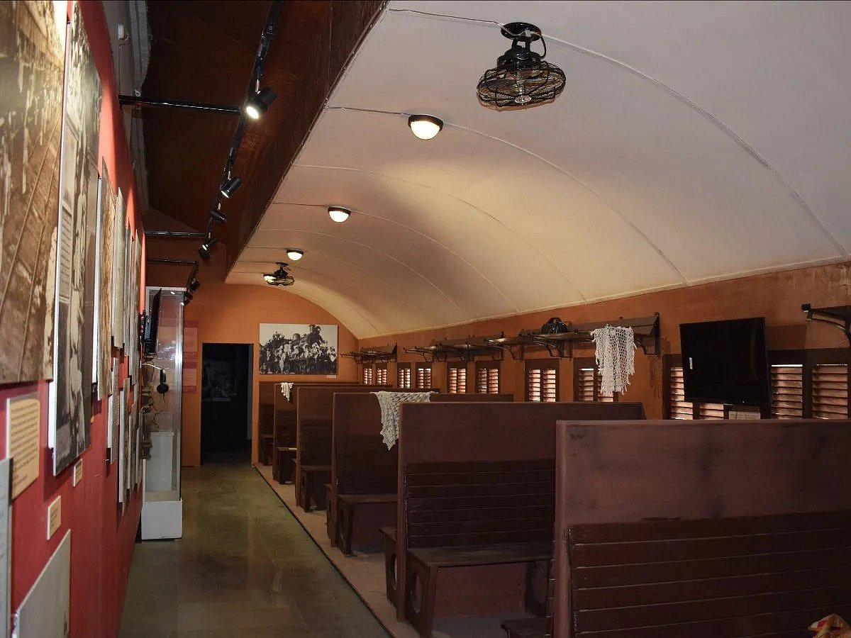 The gallery of migration at the Partition Museum in Delhi 