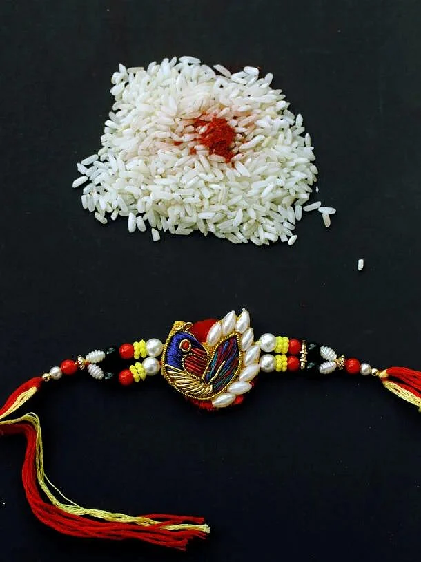 Zari and Zardozi Rakhis