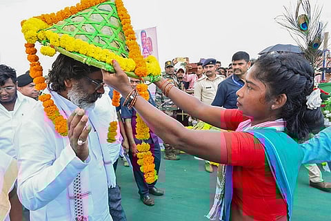 Hemant Soren in Godda