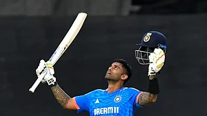 X/Suryakumar Yadav : File photo of India cricketer and current T20I skipper Suryakumar Yadav.