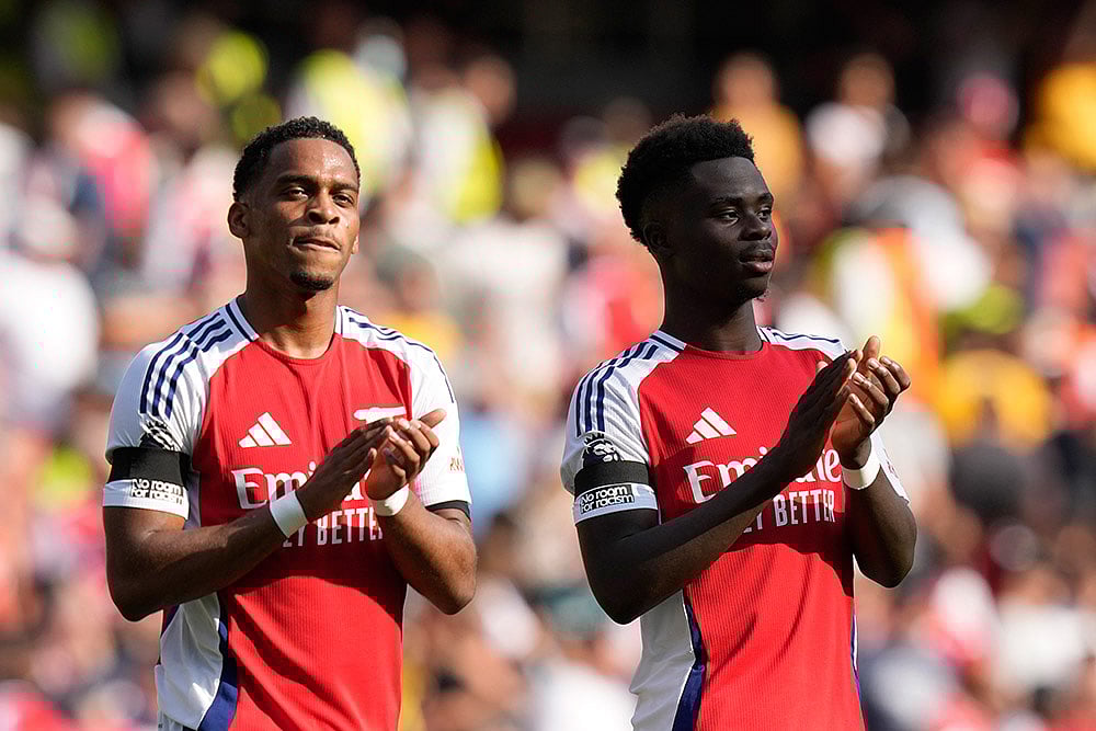 Photo: AP/Frank Augstein : Arsenal's Jurrien Timber