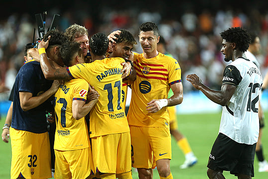 Valencia 1-2 Barcelona, La Liga: Robert Lewandowski Brace Seals Comeback Win In Hansi Flick’s Debut 