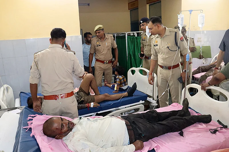 Road accident in Bulandshahr