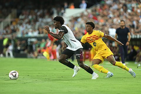 Barcelona's Alejandro Balde