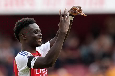 Arsenal's Bukayo Saka
