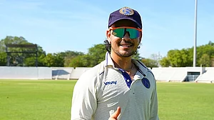 | Photo: X/TNCA Cricket : File photo of Ishan Kishan taking part in domestic cricket.