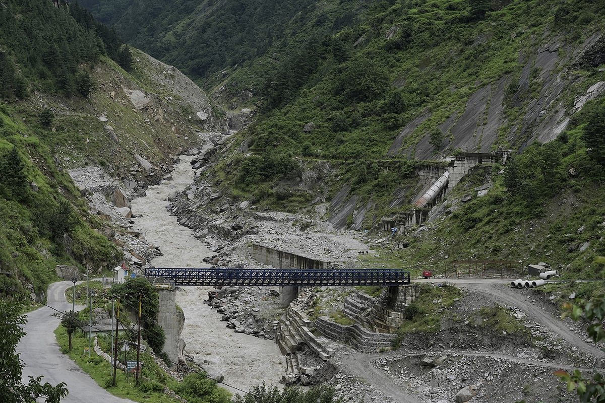 The remains of the Rishiganga-Tapovan project. 