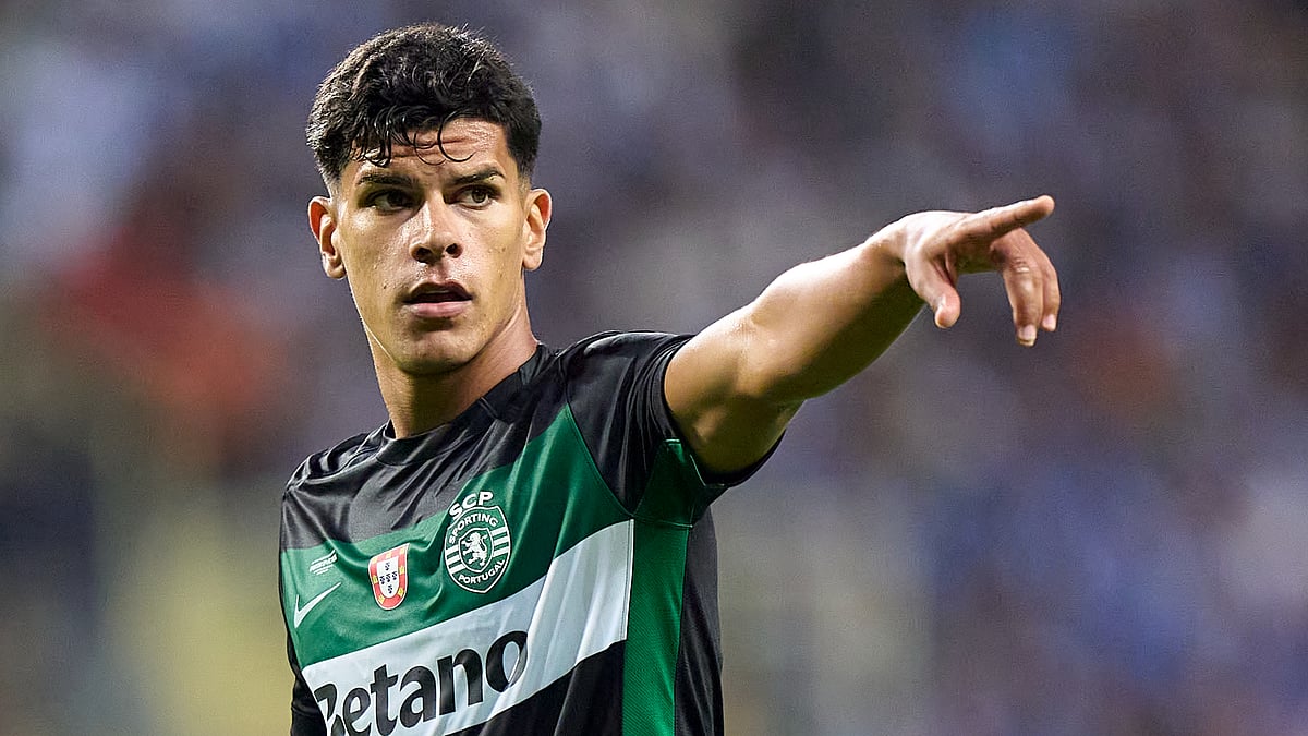 Mateus Fernandes in action for Sporting CP. - null