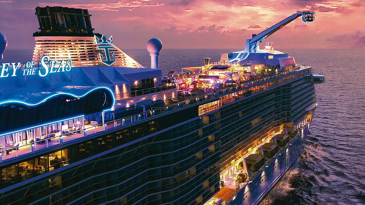 Start of the seas, royal caribbean