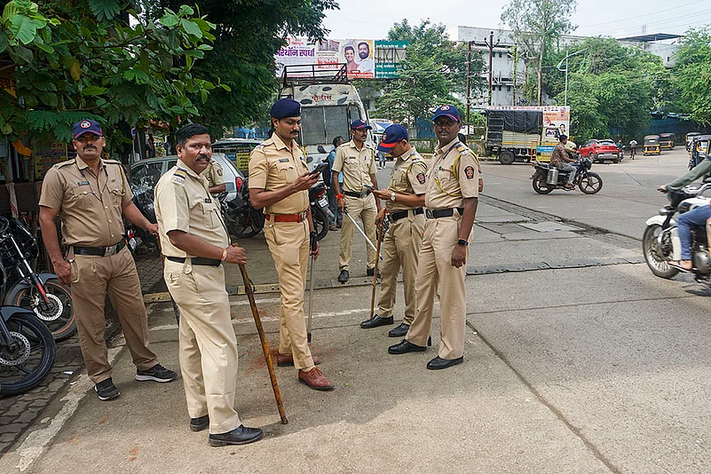 Badlapur sexual abuse case: Police stand guard after two kindergarten girls sexually abused