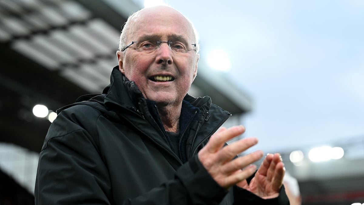 Sven-Goran Eriksson pictured at a Liverpool legends charity match in March.
