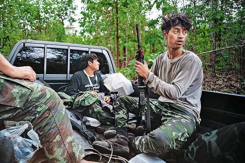 A member of the Karenni Revolutionary Union in Kayah State, Myanmar
