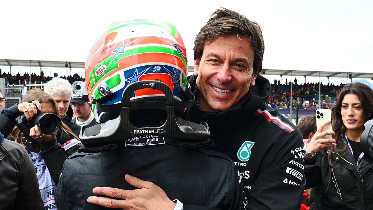 Kimi Antonelli has praised Toto Wolff for his support in recent years - null
