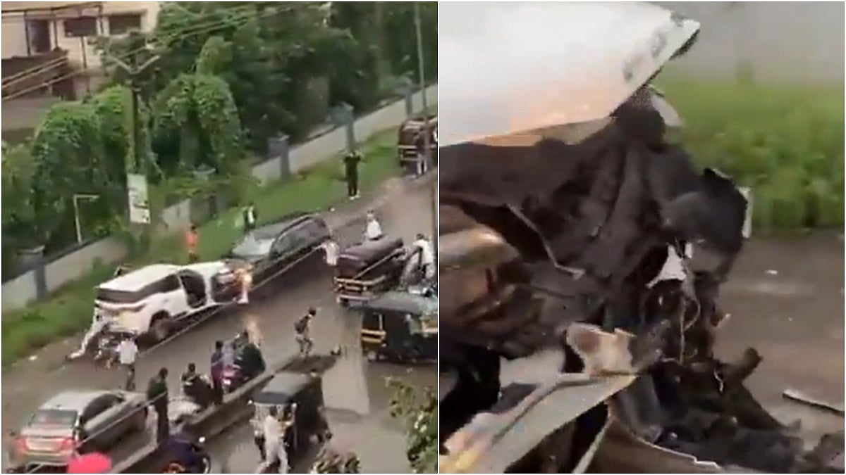 Screengrab from the video of the incident | 