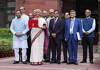 Photo by Tribhuvan Tiwari for Outlook : Finance Minister Nirmala Sitharaman