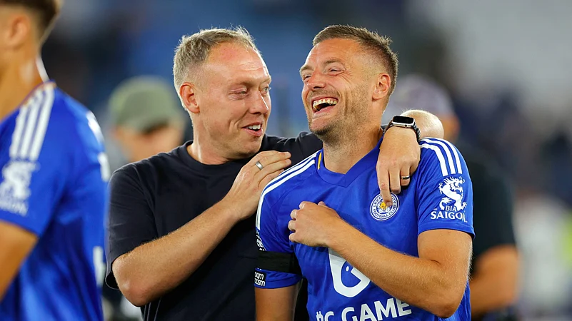 Jamie Vardy-steve-cooper-liecester-city-football