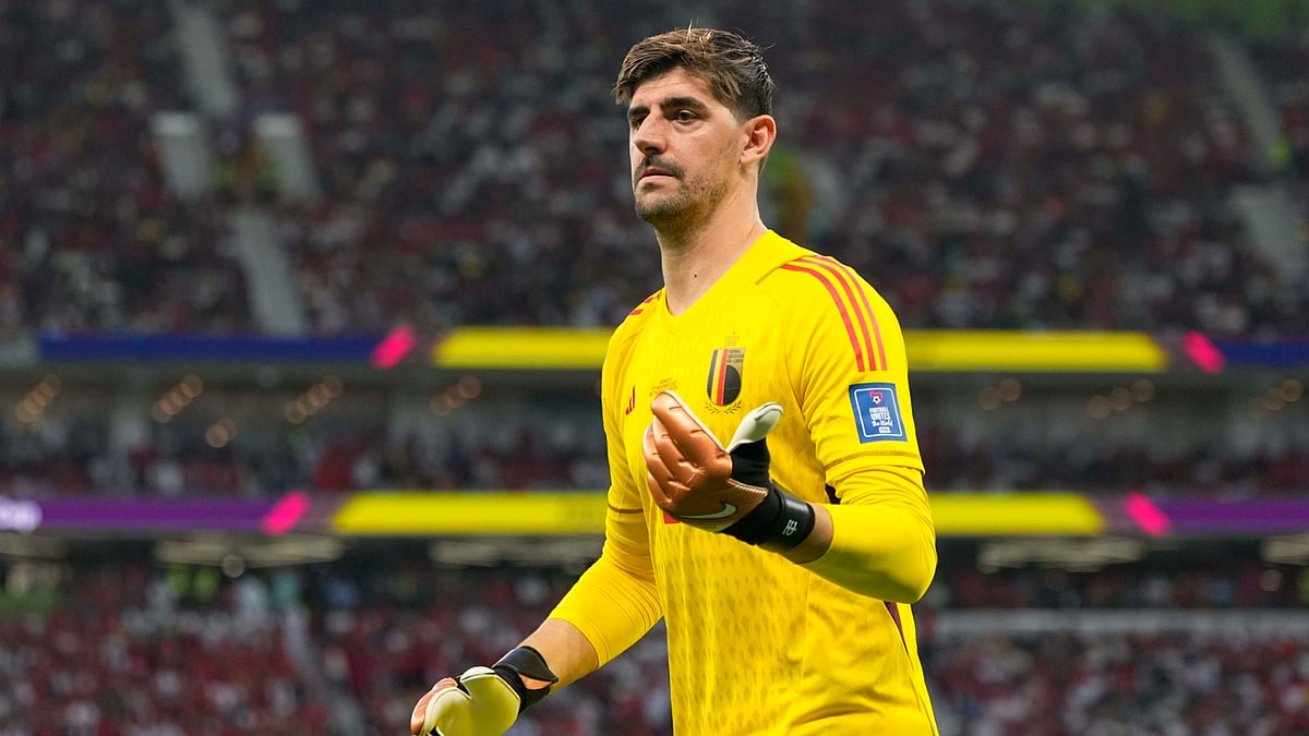 Belgium goalkeeper Thibaut Courtois.