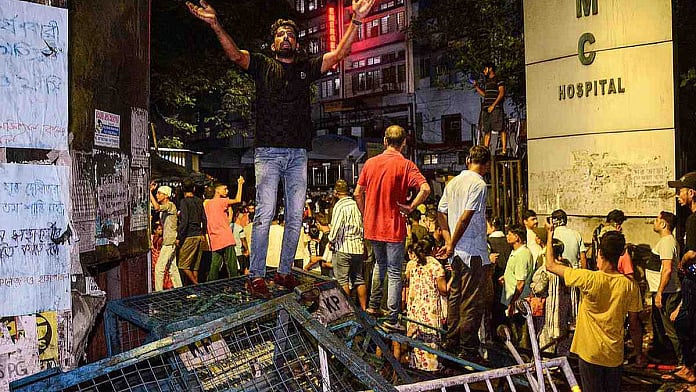 PTI : Protest at Kolkata's RG Kar Hospital |