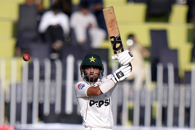 Pakistan vs Bangladesh 1st Cricket Test Day 1: Pakistans Saud Shakeel plays a shot