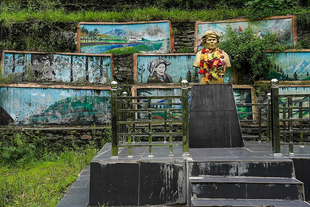 Raini village in Uttarakhand_Gaura Devi statue