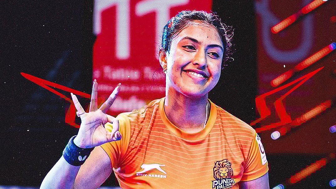 X/@UltTableTennis : Ayhika Mukherjee.