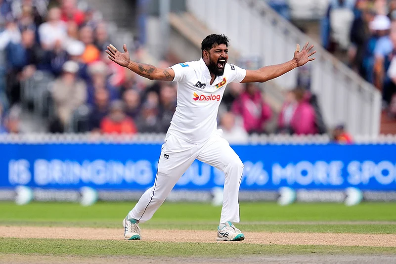 England and Sri Lanka 1st Test Day 3_Sri Lankas Prabath Jayasuriya