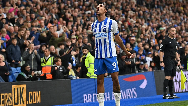 Brighton goalscorer, Joao Pedro - null