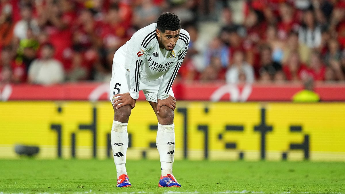 Jude Bellingham playing for Real Madrid