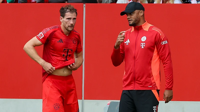 Vincent Kompany-Leon Goretzka-football