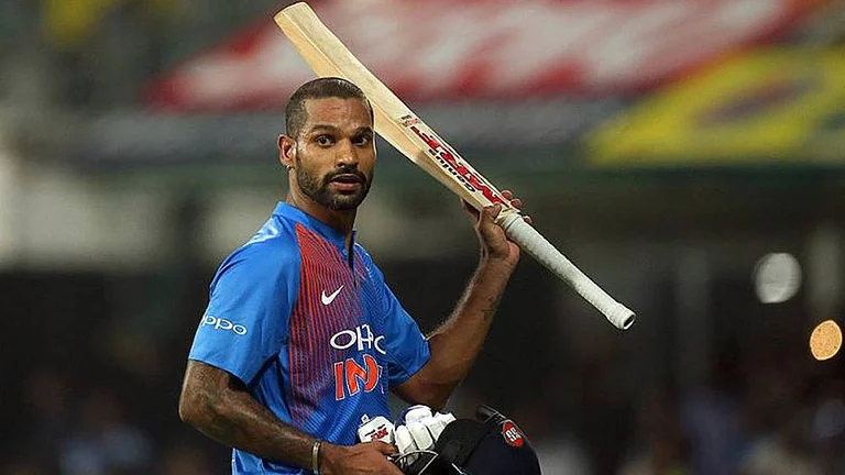 Indian cricketer Shikhar Dhawan. - File