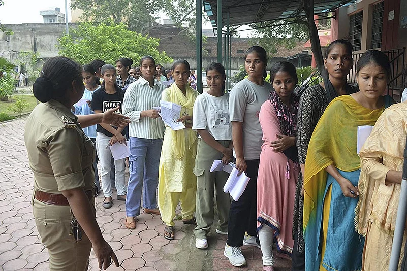 UP Police Constable Recruitment Exam in Mathura