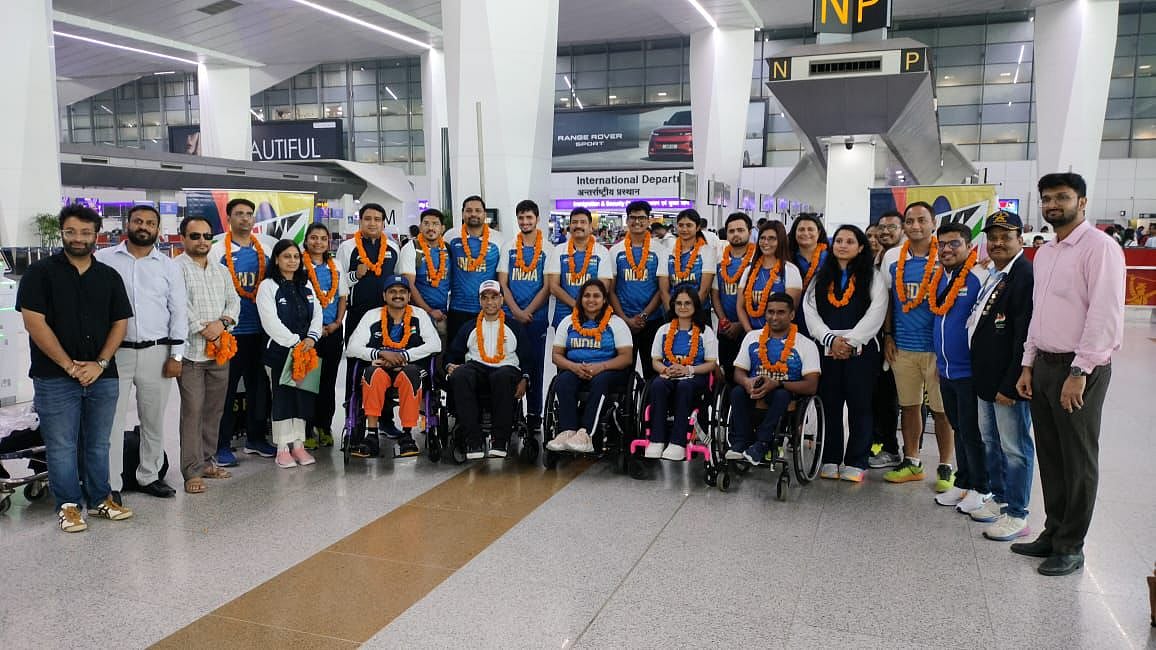 SAI : Paris Paralympics Indian shooting contingent.
