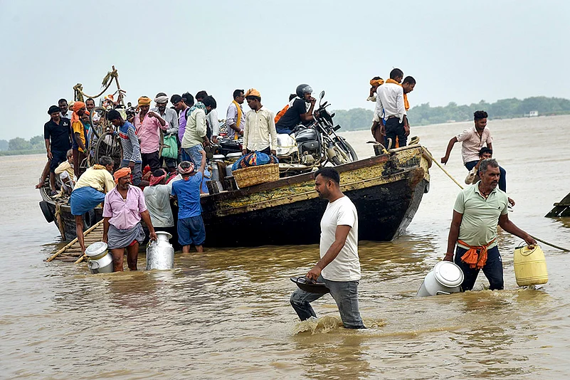 Flooding in Diara area, in Patna