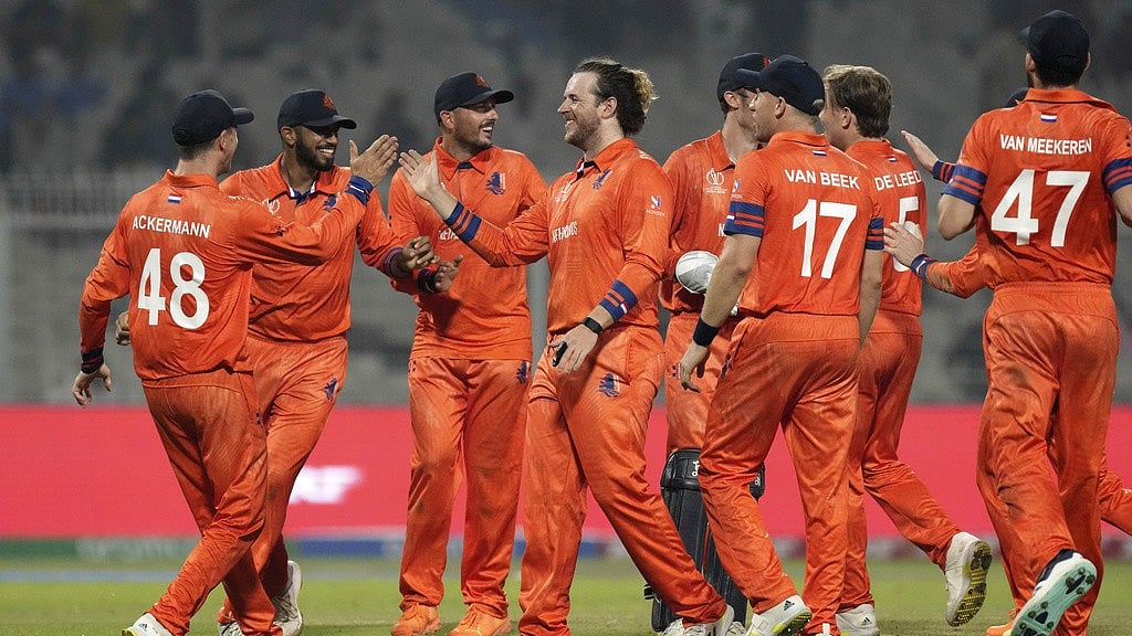 AP : File photo of the Netherlands cricket team.