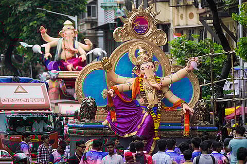 Preps for Ganesh Chaturthi festival