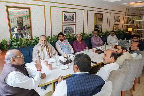 Different parties' meeting in Delhi
