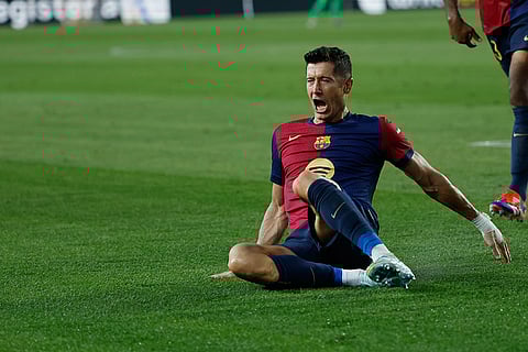 Barcelona's Robert Lewandowski