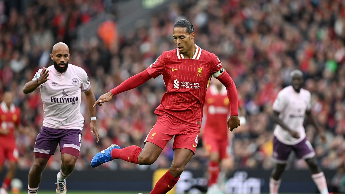 Virgil Van Dijk-Liverpool-Brentford-premier-league-football