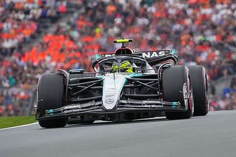 Mercedes driver Lewis Hamilton of Britain