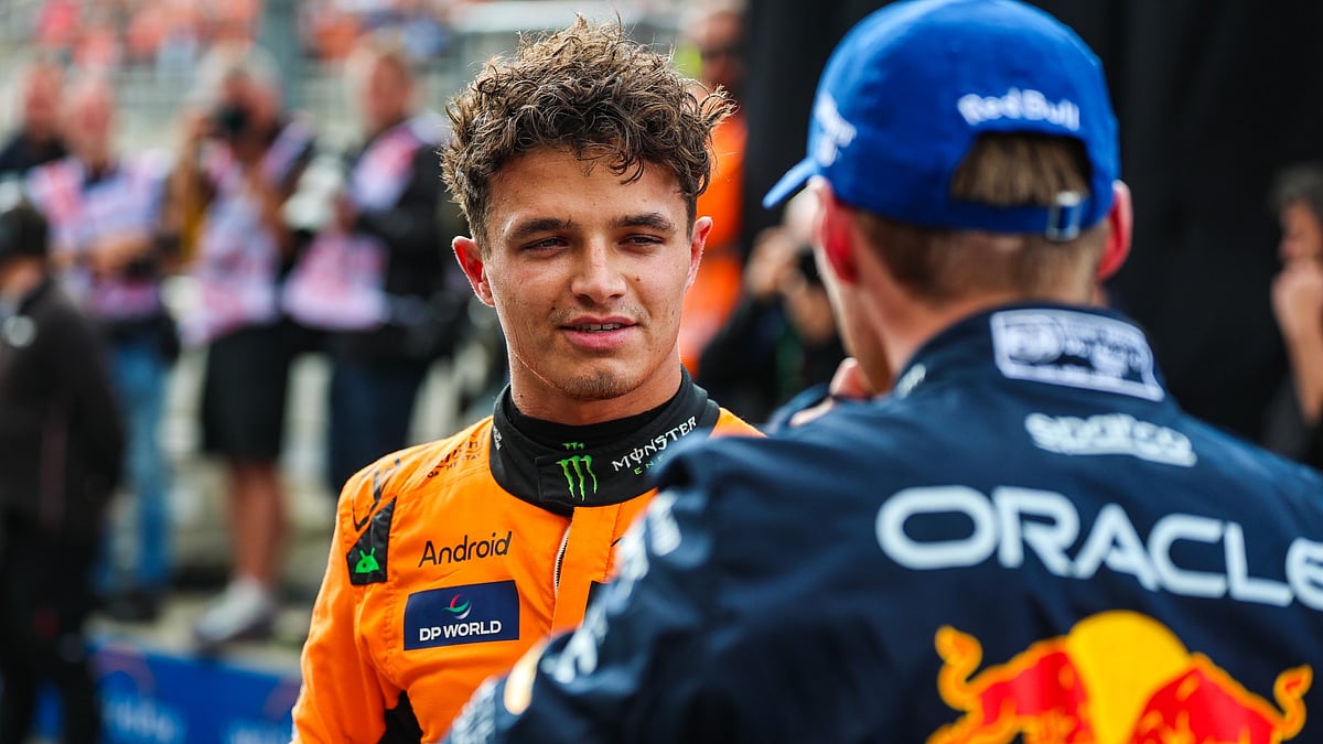 Lando Norris got the better of Max Verstappen