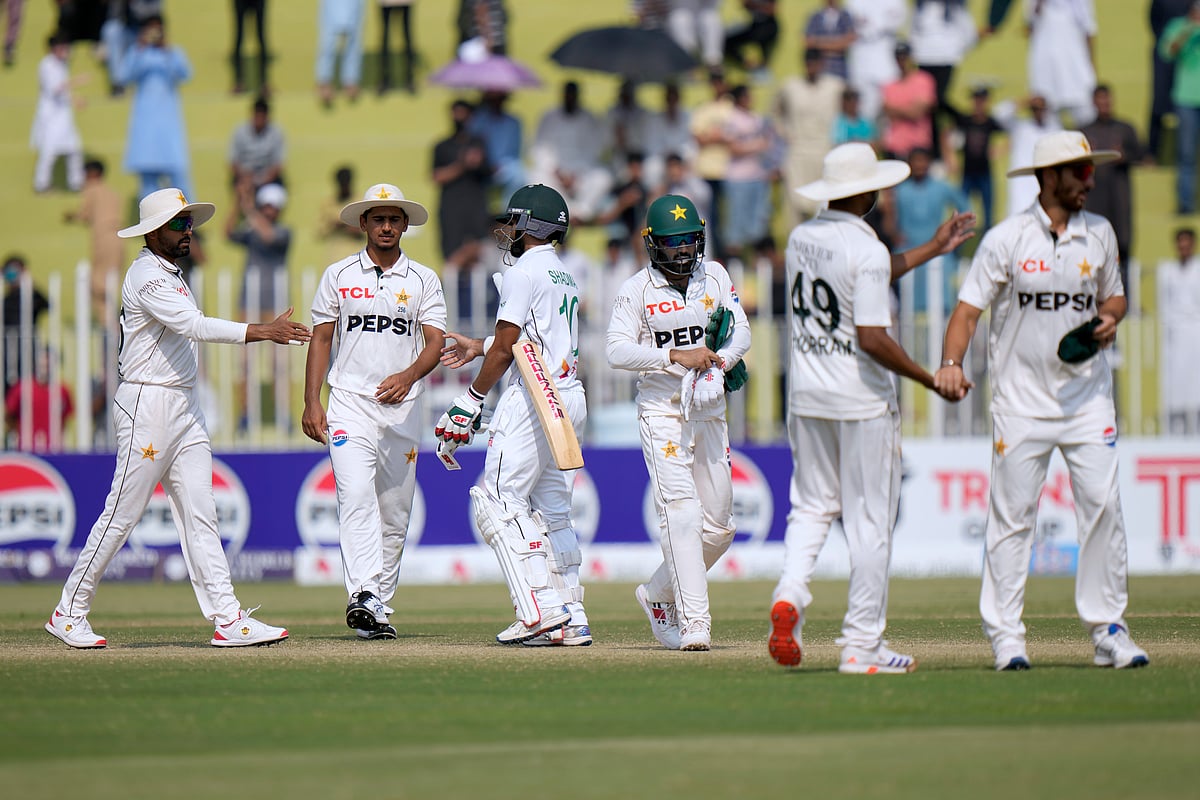 AP/Anjum Naveed : Pakistan vs Bangladesh 1st Test. 