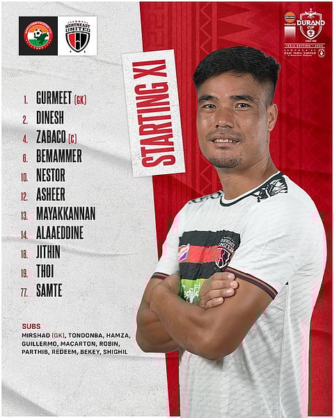 NorthEast United FC Playing XI