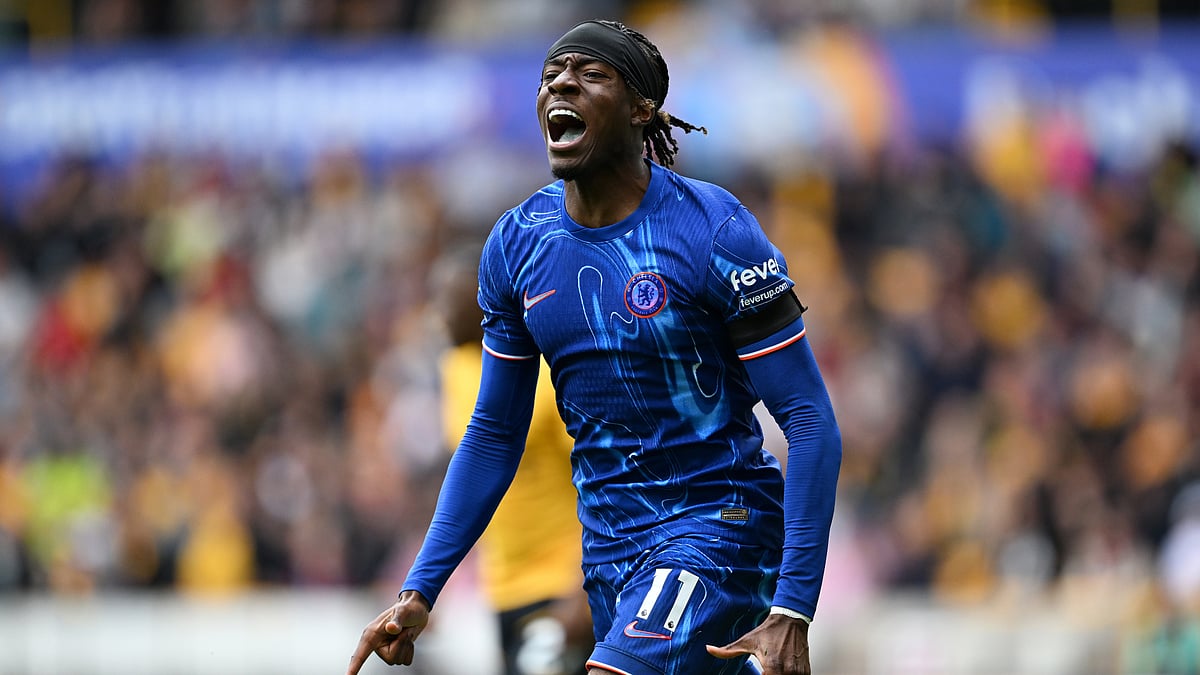 Noni Madueke scored a hat-trick as Chelsea thrashed Wolves