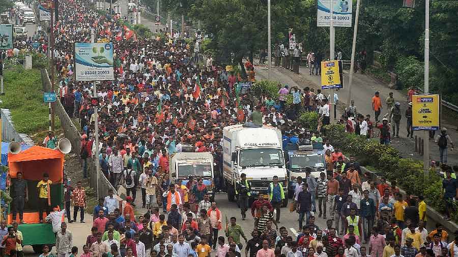 Protests in West Bengal over rape and murder of a trainee doctor.(File photo) |