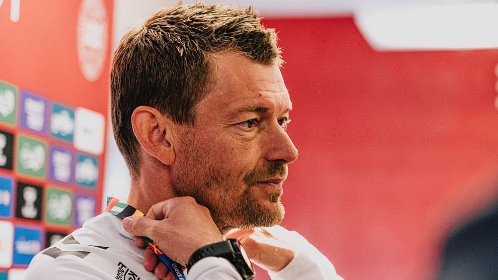 X/ @DanishScout_ : Denmark's interim manager Morten Wieghorst is out for September's Nations League games due to stress. Set-piece coach Lars Knudsen takes over.