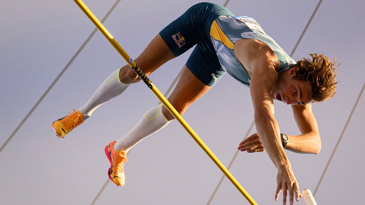 AP : Duplantis has broken the world outdoor record 10 times in his career.