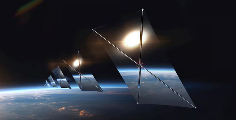 Reflect Orbital Sunlight After Dark